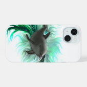 Dolphin Baby iPhone 15 Hoesje (Achterkant horizontaal)