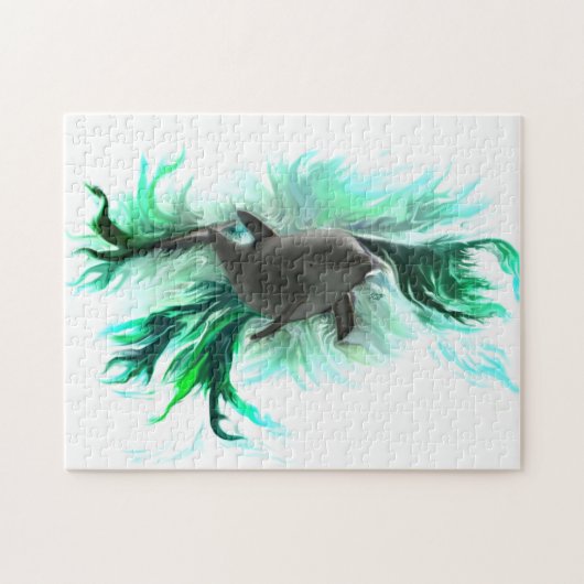 Dolphin Baby Legpuzzel (Horizontaal)