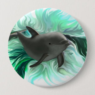 Dolphin Baby Ronde Button 4,0 Cm