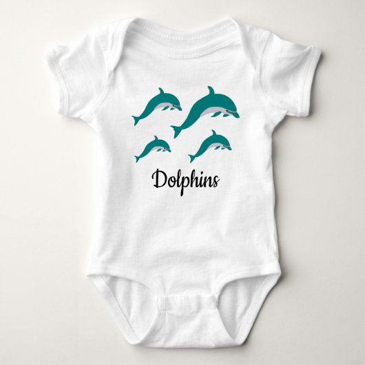 Dolphin Baby T-Shirt (Voorkant)