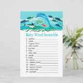 Dolphin Baby word scramble game (Staand voorkant)