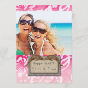 Dolphin Beach Afstudeerder Luau Party Notice Foto Kaart