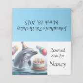 Dolphin Birthday (Buitenkant ongevouwen)