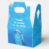 Dolphin Birthday Backyard Pool Party Bedankdoosjes (Geopend)