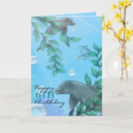 Dolphin Birthday Kaart