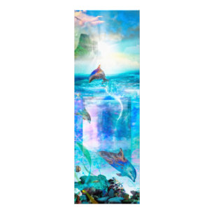 DOLPHIN BLUE OCEAN DIVERS FOTO AFDRUK