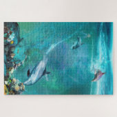 DOLPHIN BLUE OCEAN DIVERS LEGPUZZEL (Horizontaal)