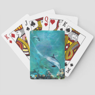 DOLPHIN BLUE OCEAN DIVERS POKERKAARTEN