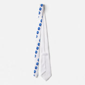 Dolphin Blue Pattern Stropdas (Achterkant)