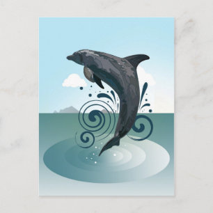 Dolphin Briefkaart