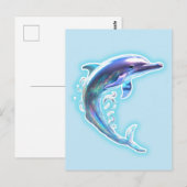 Dolphin Briefkaart (Voorkant / Achterkant)
