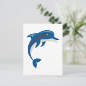 Dolphin Briefkaart (Staand voorkant)