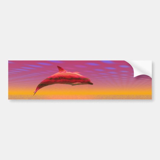 Dolphin Bumpersticker (Voorkant)