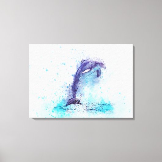 Dolphin Canvas Afdruk (Voorkant)