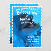 Dolphin Celebration Card Kaart (Voorkant / Achterkant)