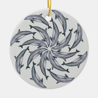 Dolphin Ceramic Ornament