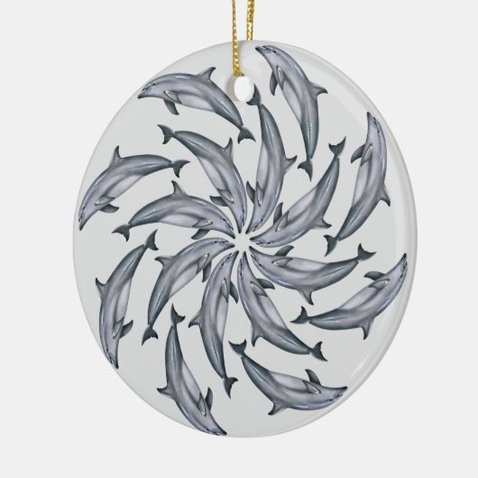 Dolphin Ceramic Ornament (Links)