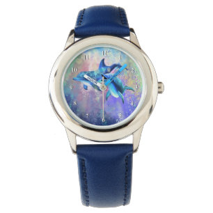 Dolphin Couple - Happy - Horloge