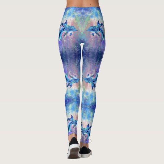 Dolphin Couple - Happy Leggings (Achterkant)