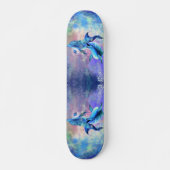 Dolphin Couple - Love - Happy Skateboard (Voorkant)