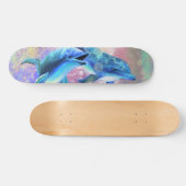 Dolphin Couple - Love - Happy - Skateboard (Horizontaal)