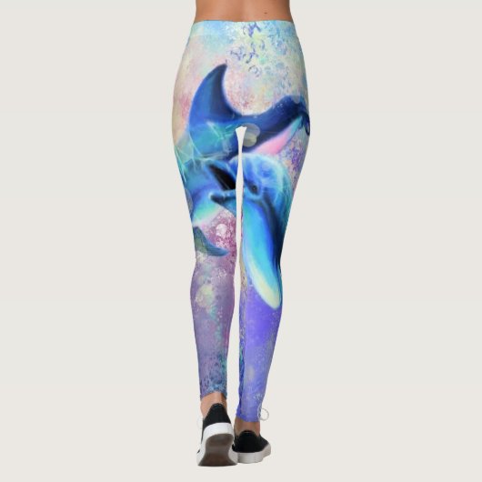 Dolphin Couple - Mooi - Leggings (Achterkant)