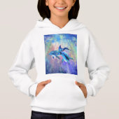 Dolphin Couple Sweat - shirt à capuche heureux Fam (Devant)