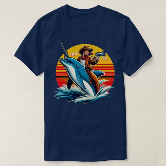 Dolphin Cowboy TShirt (Design devant)