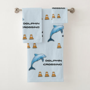 Dolphin Crossing Bad Handdoek