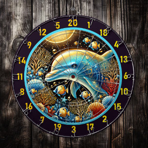 Dolphin Dance Coral Reef Dartboard Dartbord