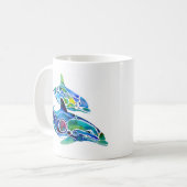 Dolphin Dance Koffiemok (Voorkant links)