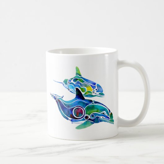 Dolphin Dance Koffiemok (Rechts)