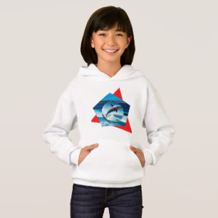 Dolphin danst op de golven, Kinder hoodie