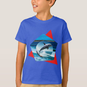 Dolphin danst op de golven, Kinder shirt