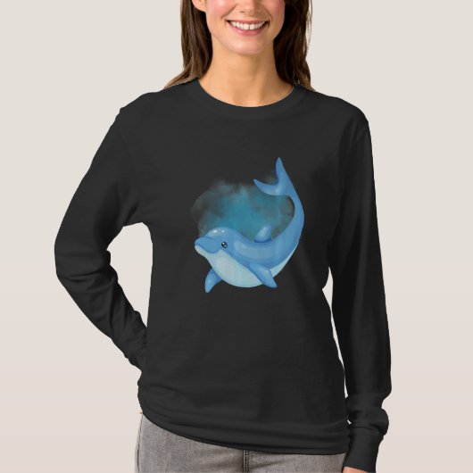 Dolphin Deep Ocean Creatures and Rift Life  1 T-shirt (Voorkant)
