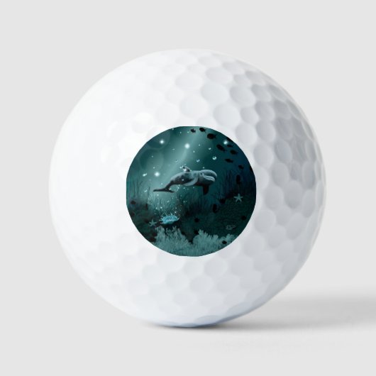 Dolphin Dream Golfballen (Voorkant)