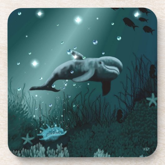 Dolphin Dream Onderzetter (Voorkant)