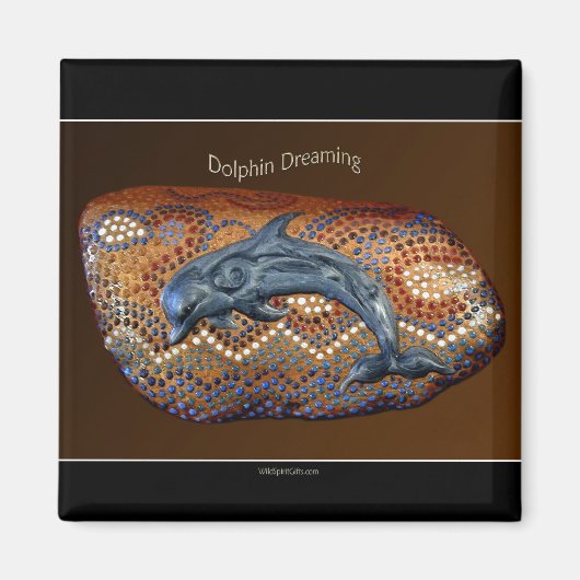 DOLPHIN DREAMING Magnet Magneet (Voorkant)