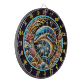 Dolphin Dreams Koraalrif Dartboard Dartbord (Voorkant Links)