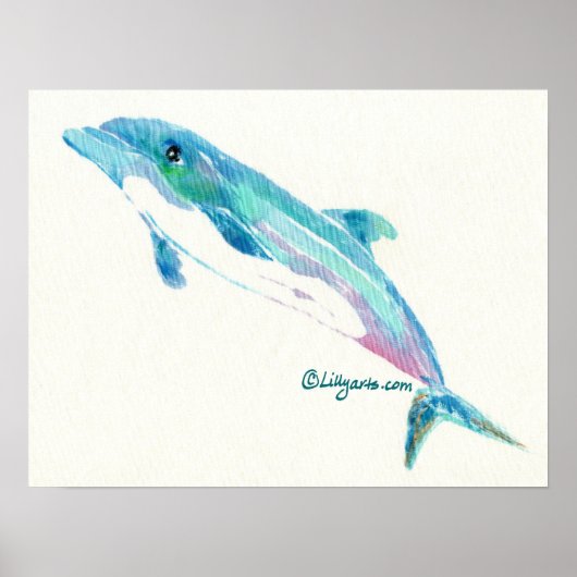 Dolphin Dreams print en Poster Art (Voorkant)