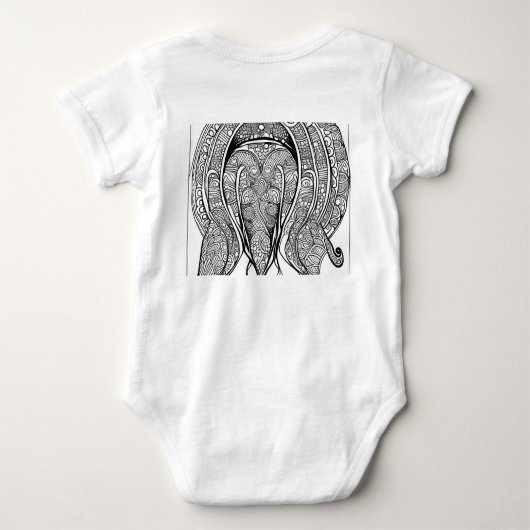 Dolphin Face Romper (Achterkant)
