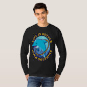 Dolphin Fanatic Sea Animals  With Dolphins T-shirt (Voorkant volledig)