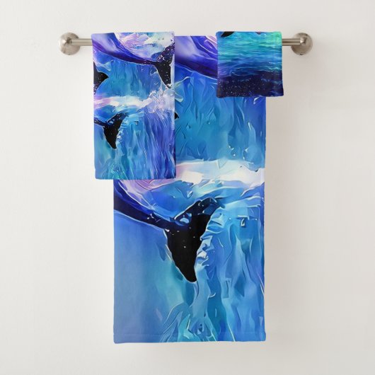 Dolphin Fantasy Bad Handdoek (Insitu)