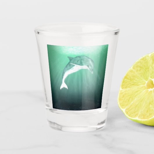 Dolphin Fantasy Shot Glas (Voorkant)
