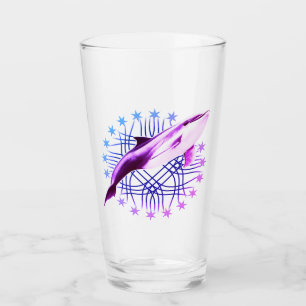 Dolphin grafisch ontwerp glas