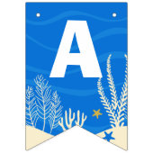 Dolphin Happy Birthday Pool Bunting Flags Vlaggetjes (Tweede vlag)