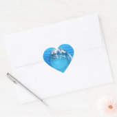 Dolphin Hart Sticker (Envelop)