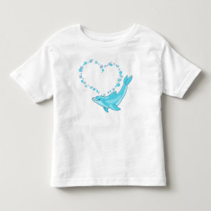 Dolphin Heart Kinder Shirts