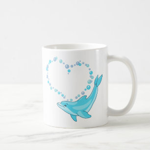 Dolphin Heart Koffiemok