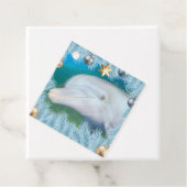Dolphin Holiday Gift Tag Bedankjes Labels (In situ)